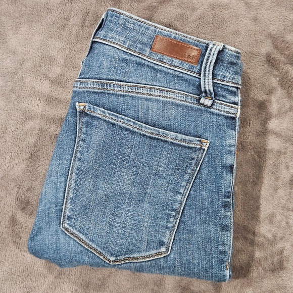 Abercrombie & Fitch Women Simone High Rise Ankle Distressed Hem Jeans Size‎ 26 - Picture 1 of 8